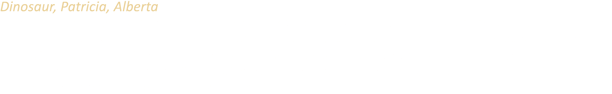 Dinosaur, Patricia, Alberta This dinosaur statue is a popular local landmark and roadside attraction, situated on the...