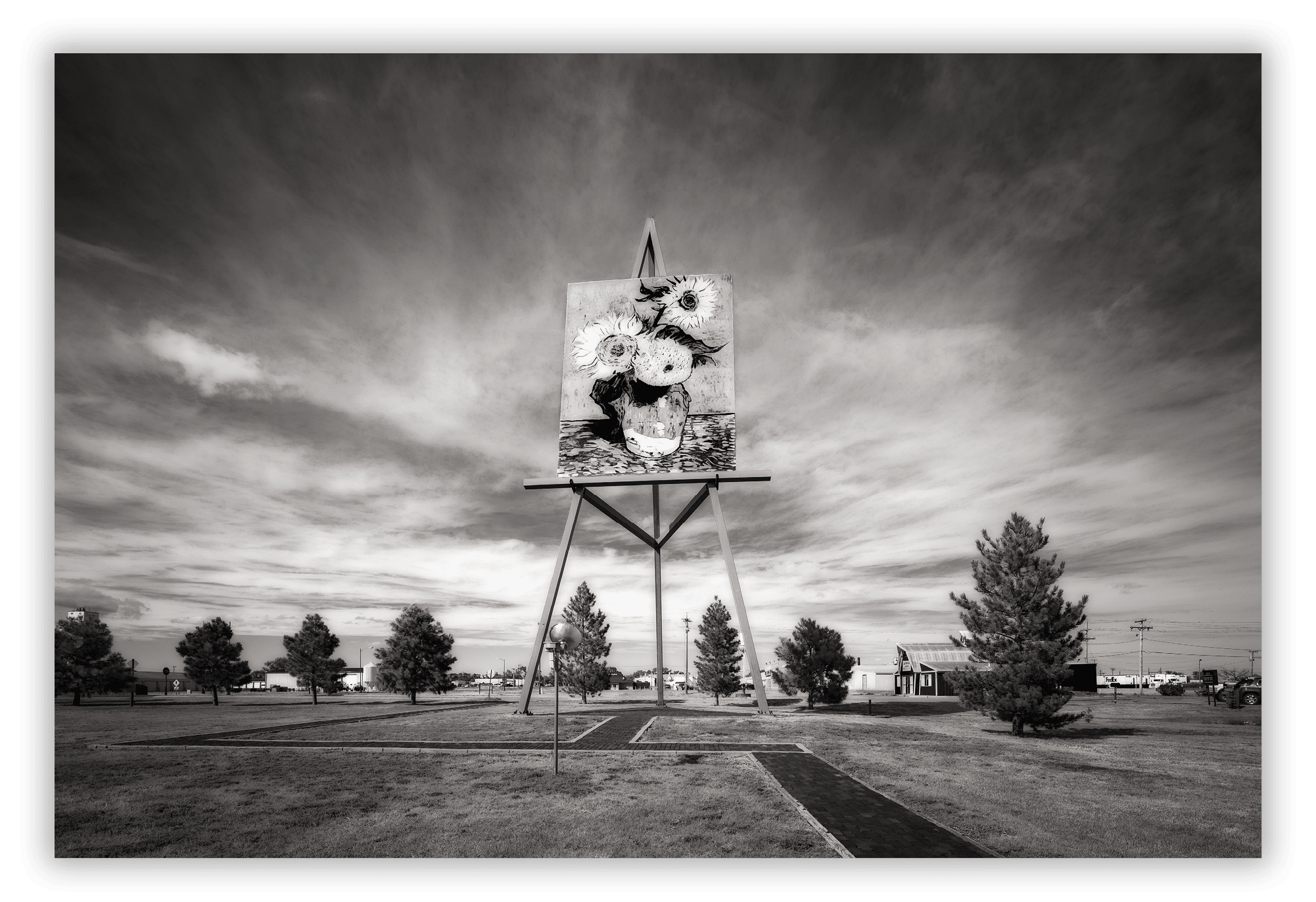 World's Largest Easel, Goodland, KS